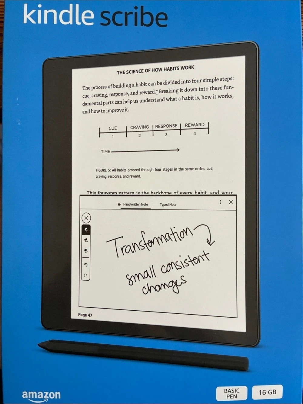 Amazon Kindle Scribe (16 GB) with Basic Pen 16GB eBook Reader with Basic Pen